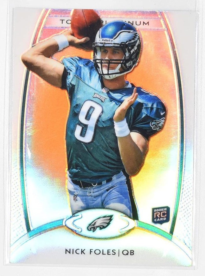 Nick Foles 103 Topps Rookie Card 2012 Platinum Orange Refractor