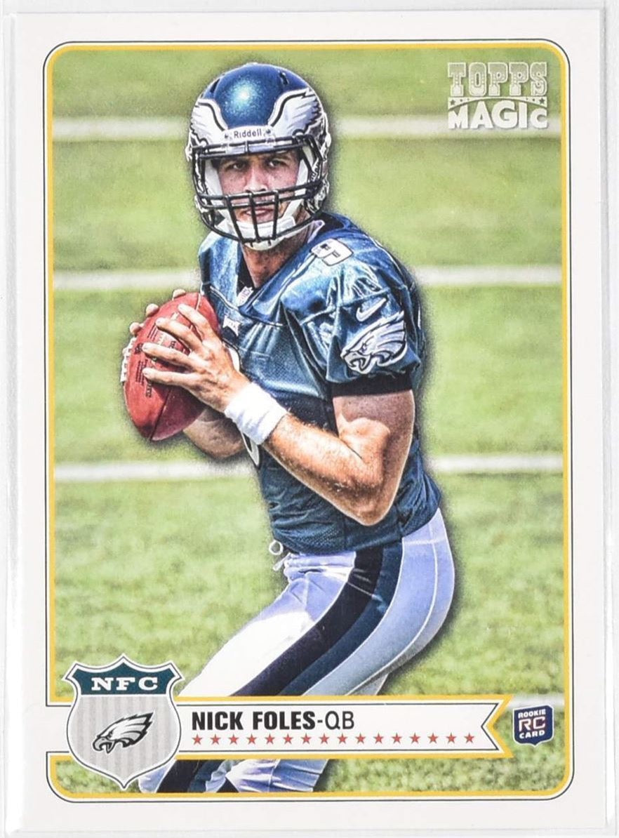 Nick Foles Topps Magic Rookie 2012 no. 97 Philadelphia Eagles