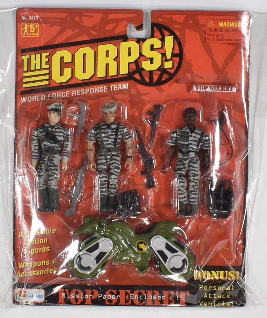 The Corps 3 man Pack Lenard Sealed New Action Figure Set