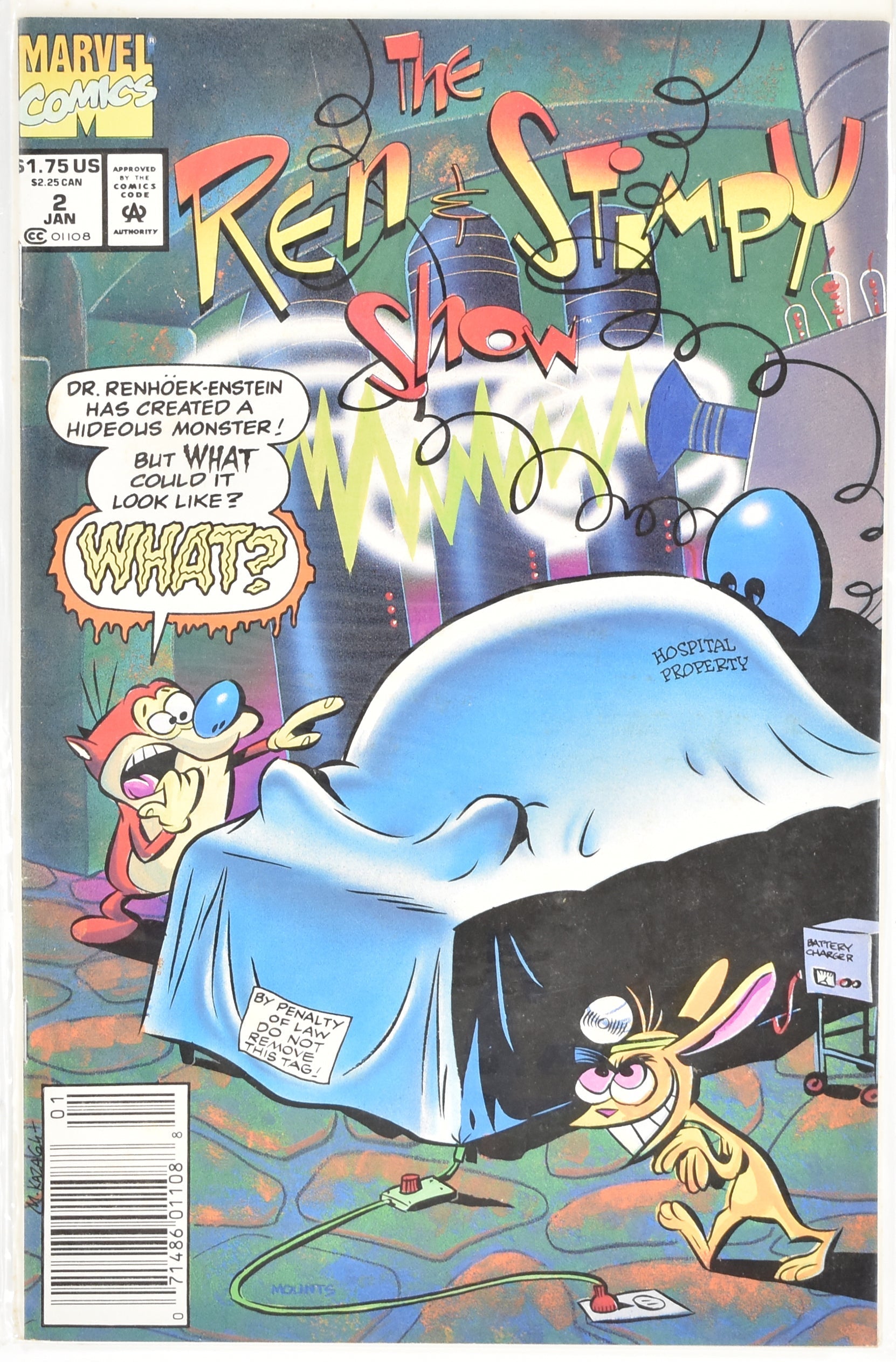 The Ren and Stimpy Show Marvel Comics comic Book 2