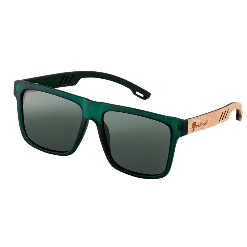 Hu Wood 2020 New High Quality Square Sunglasses Men Polarized UV400 Fashion Sun