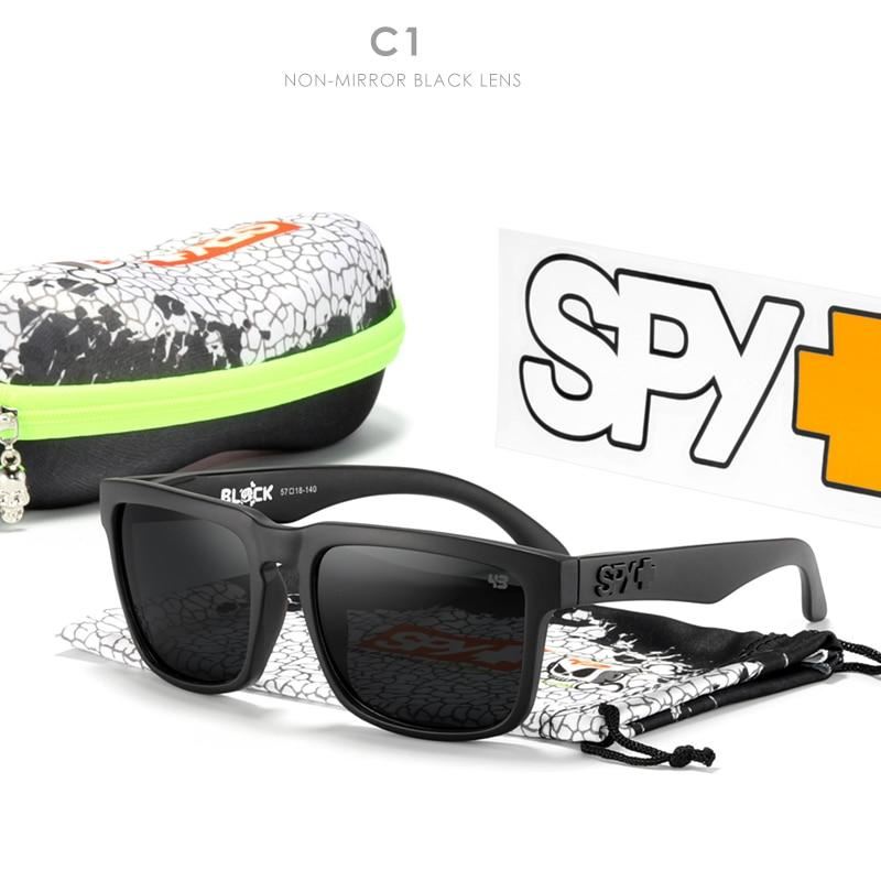 2021 Brand New men Square Sunglasses HD Polarized sport Sun Glasses Reflective C
