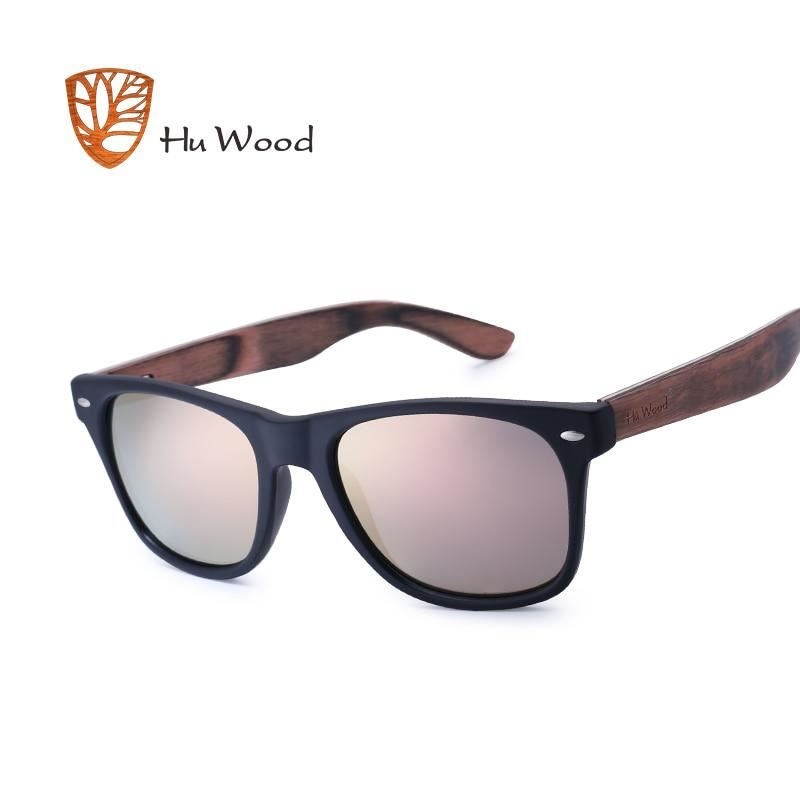HU WOOD Sunglasses Man Wooden Sunglass For Unisex Fashion Women Sun Glasses Pola