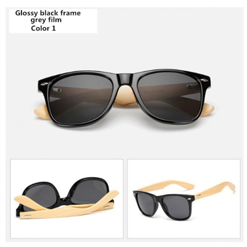 Oulylan Fashion Wooden Sunglasses Women Luxury Brand Designer Vintage Bamboo Su