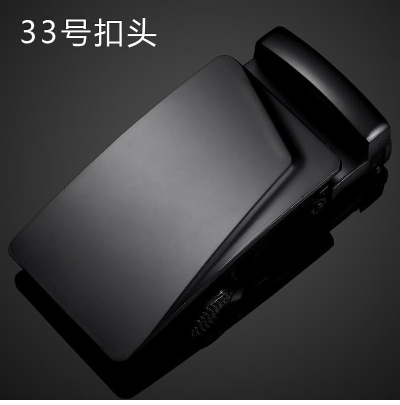 Men's Alloy Automatic Belt Buckle High quality Black metal buckle men's business