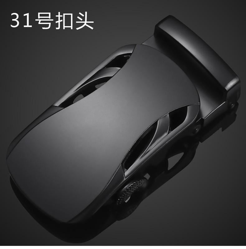 Men's Alloy Automatic Belt Buckle High quality Black metal buckle men's business