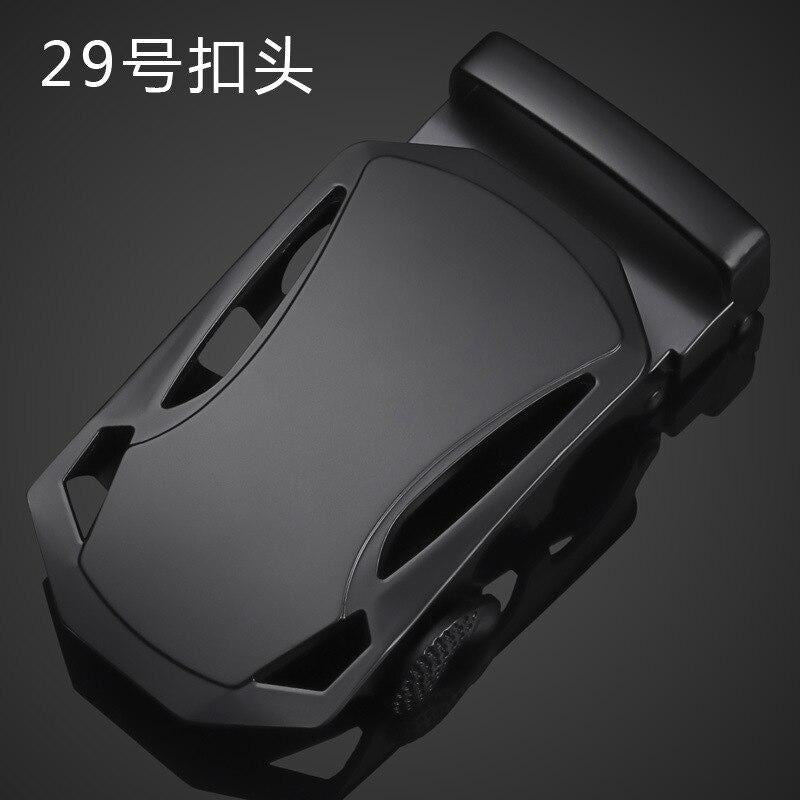 Men's Alloy Automatic Belt Buckle High quality Black metal buckle men's business