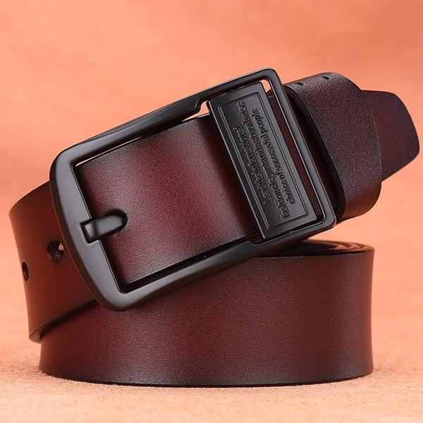 Leahther belt men male genuine leather strap belt for men cow genuine leat