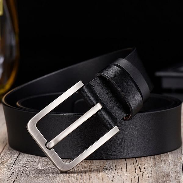 Leahther belt men male genuine leather strap belt for men cow genuine leat