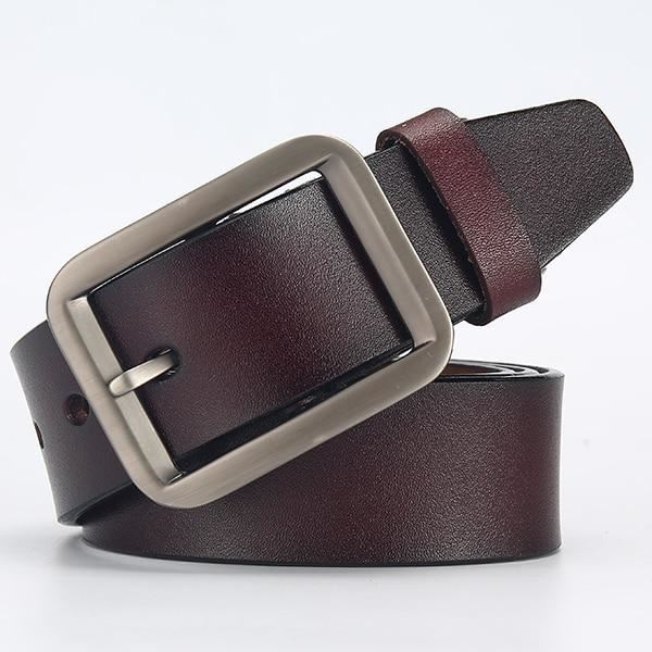 Leahther belt men male genuine leather strap belt for men cow genuine leat