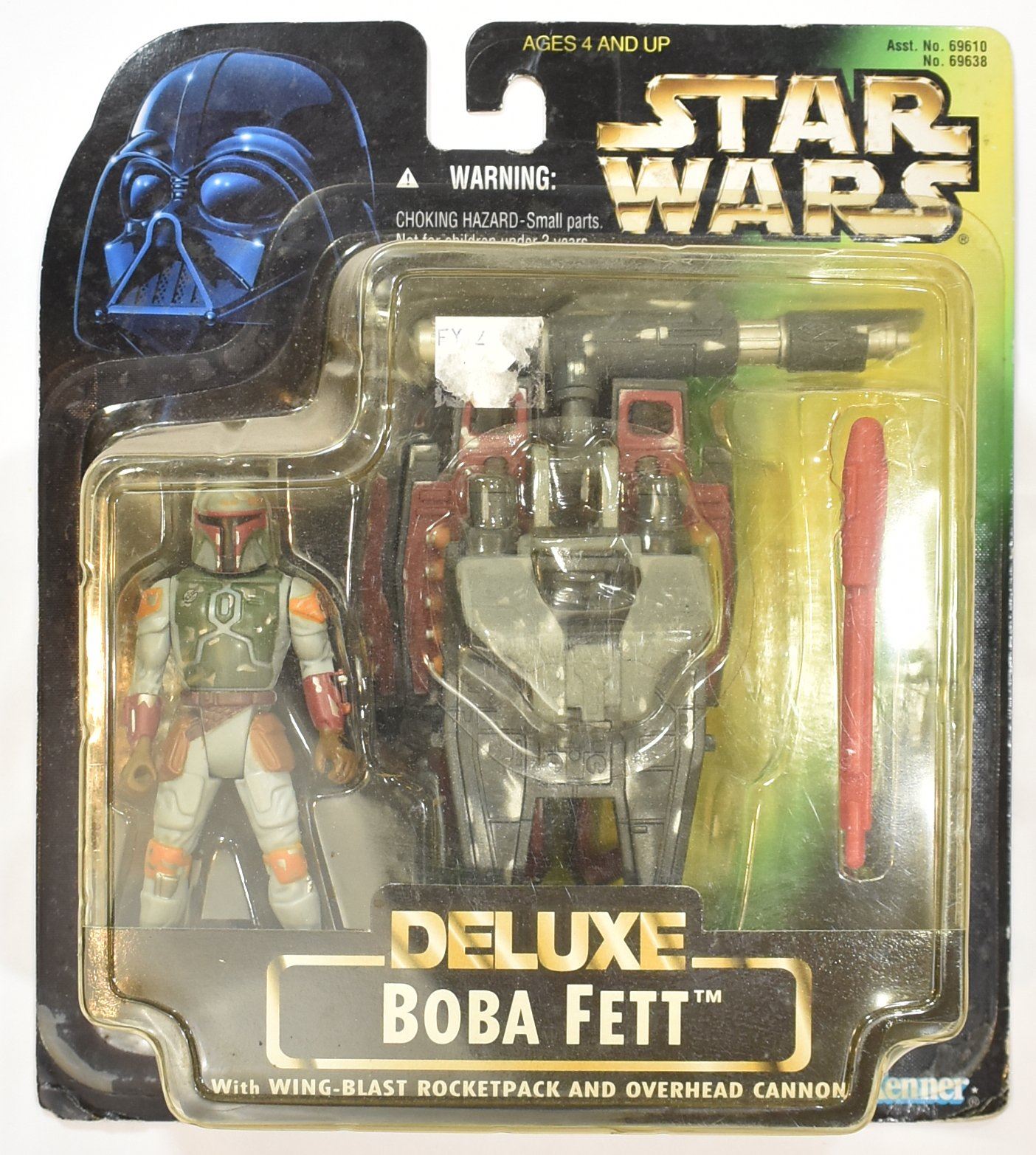 Star Wars Power of the Force Boba Fett Deluxe Wing Blast Rocket Pack
