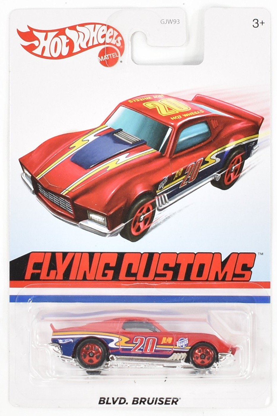 Flying Customs Hot Wheels BLVD. Bruiser GJW93 2019 Mattel Die Cast Car