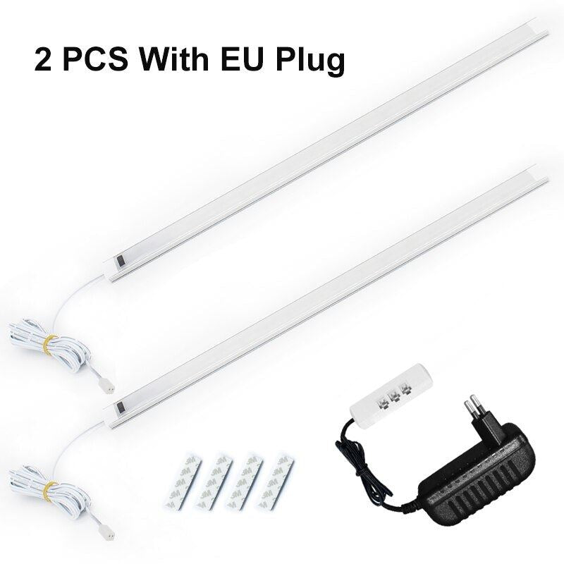 LED Under Cabinet Kitchen Light Hand Sweep Motion Sensor Bedroom Wardrobe Closet