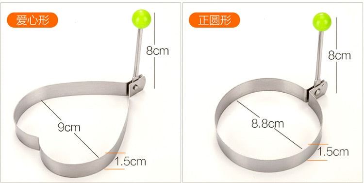 Kitchen Accessories Gadgets Egg Tools Fried Egg Mould Omelette Rings Stainless S