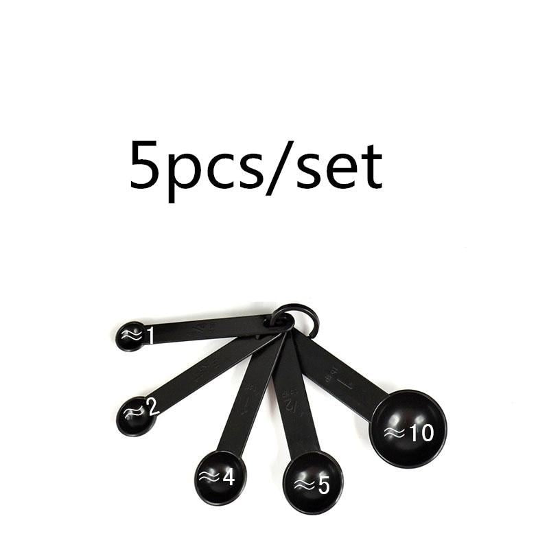 5/10pcs Kitchen Tools Measuring Spoons Set Teaspoon Coffee Sugar Scoop Cake Baki