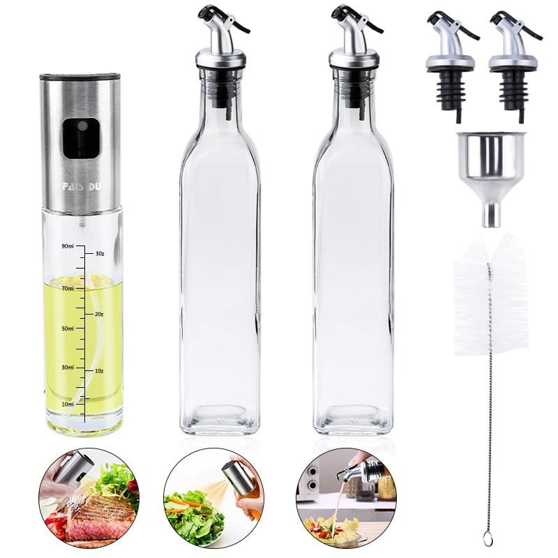 Spray Bottle For Oil Kitchen Oil Sprayer For BBQ Salad Dispenser Cooking Oil Vi