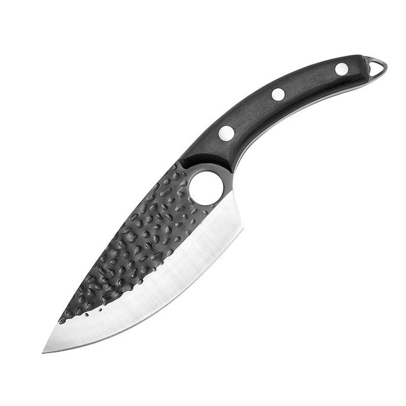 Meat Cleaver Hunting Knife Handmade Forged Boning Knife Serbian Chef Knife