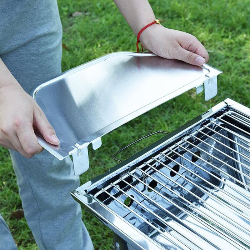 New Arrive Mini Pocket BBQ Grill Portable Stainless Steel BBQ Grill Folding BBQ
