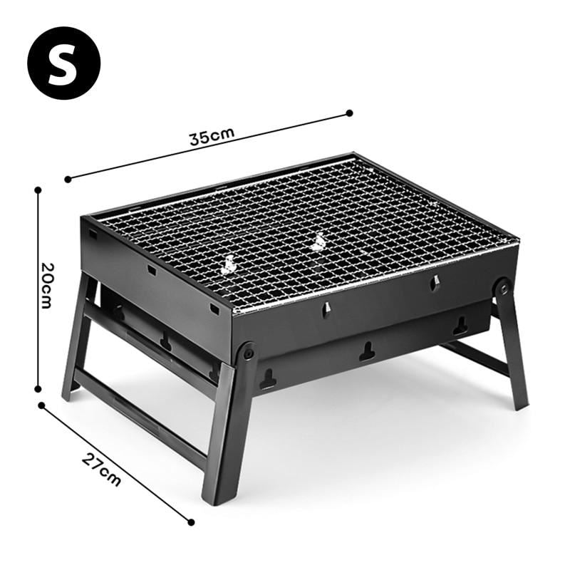 Thicken Foldable BBQ Grill Kitchen Supplies Patio Barbecue Grill Stove Outdoor P