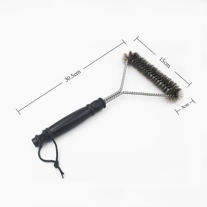 BBQ Grill Barbecue Kit Cleaning Brush Stainless Steel Kitchen Accessories Bristl