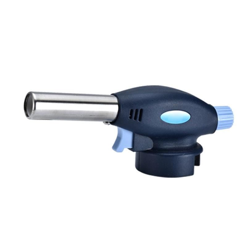 BBQ Torch Flamethrower Butane Gas Burner Automatic Ignition Lighter Baking Weldi