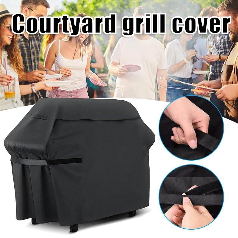 Best sell BBQ Grill Cover Black Outdoor Waterproof Barbeque Cover Anti-Dust Prot
