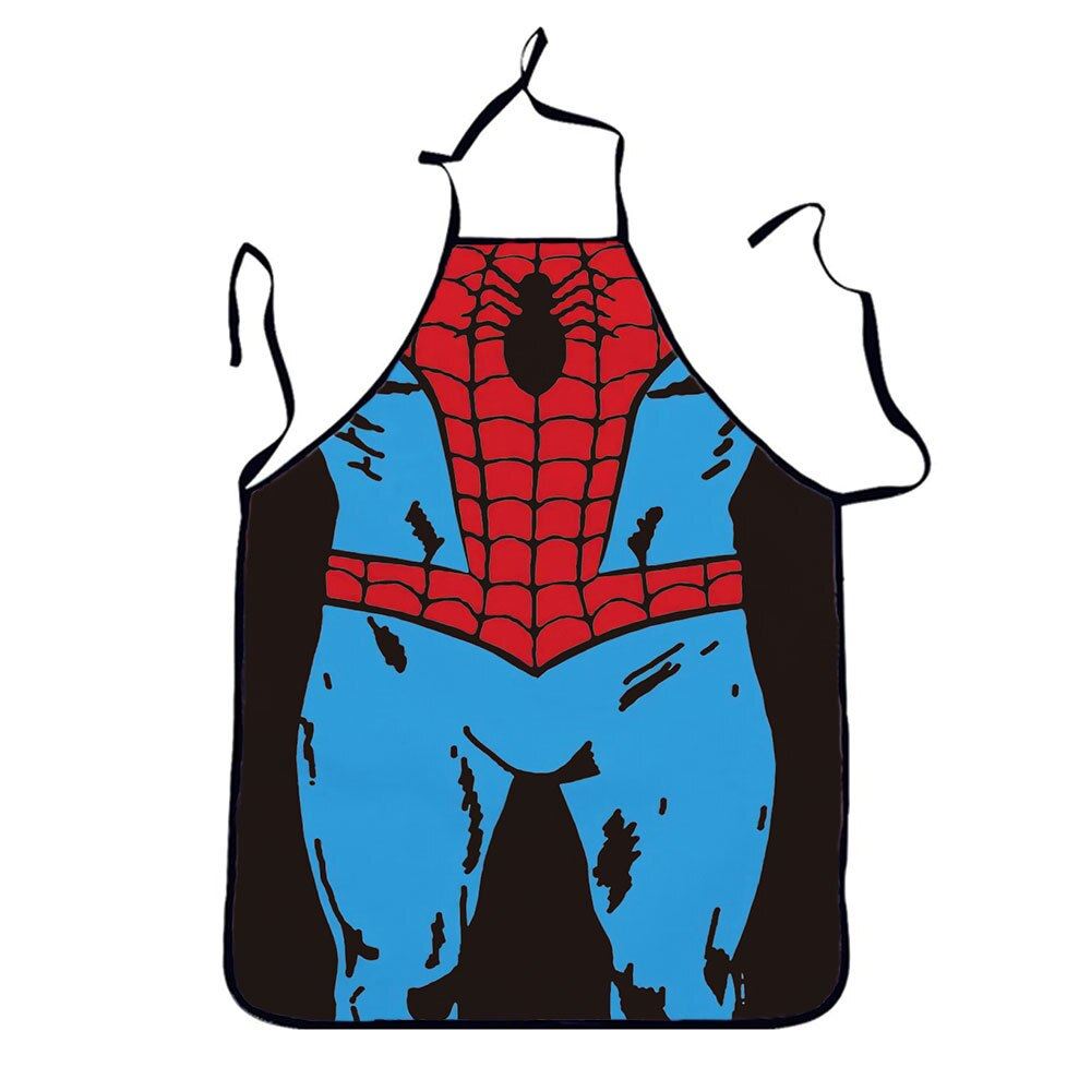 Muscle Man Funny 3D Kitchen Apron Digital Printed Sexy Naked Aprons Superhero Pa