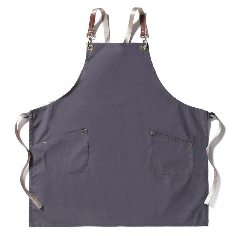 New Cooking Apron for Chef Women Men with Tool Pockets Heavy-duty Grilling BBQ A