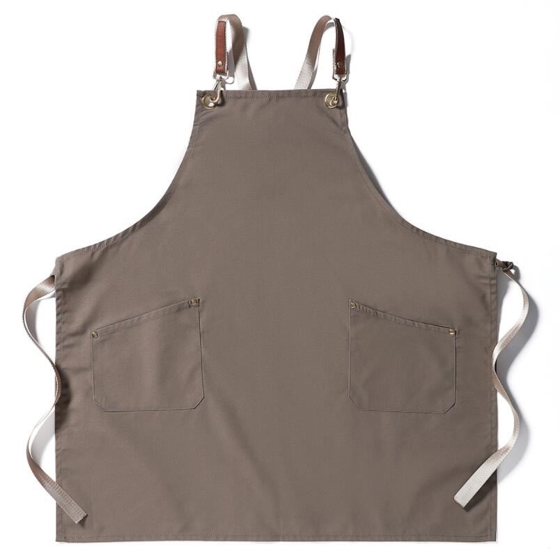 New Cooking Apron for Chef Women Men with Tool Pockets Heavy-duty Grilling BBQ A