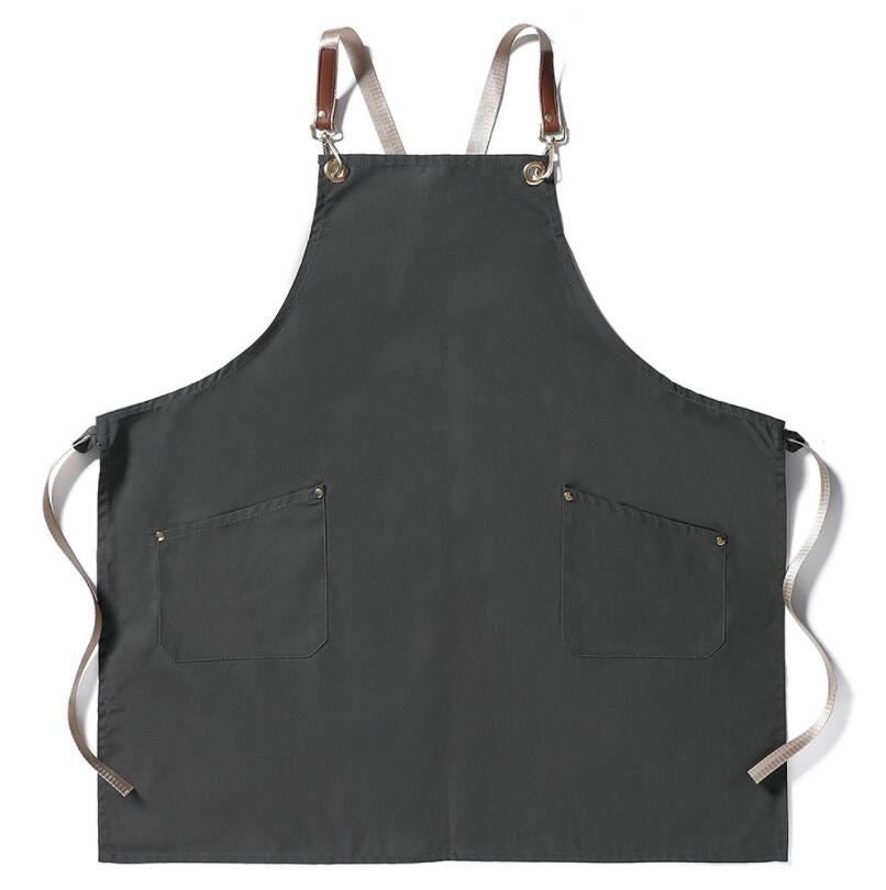 New Cooking Apron for Chef Women Men with Tool Pockets Heavy-duty Grilling BBQ A