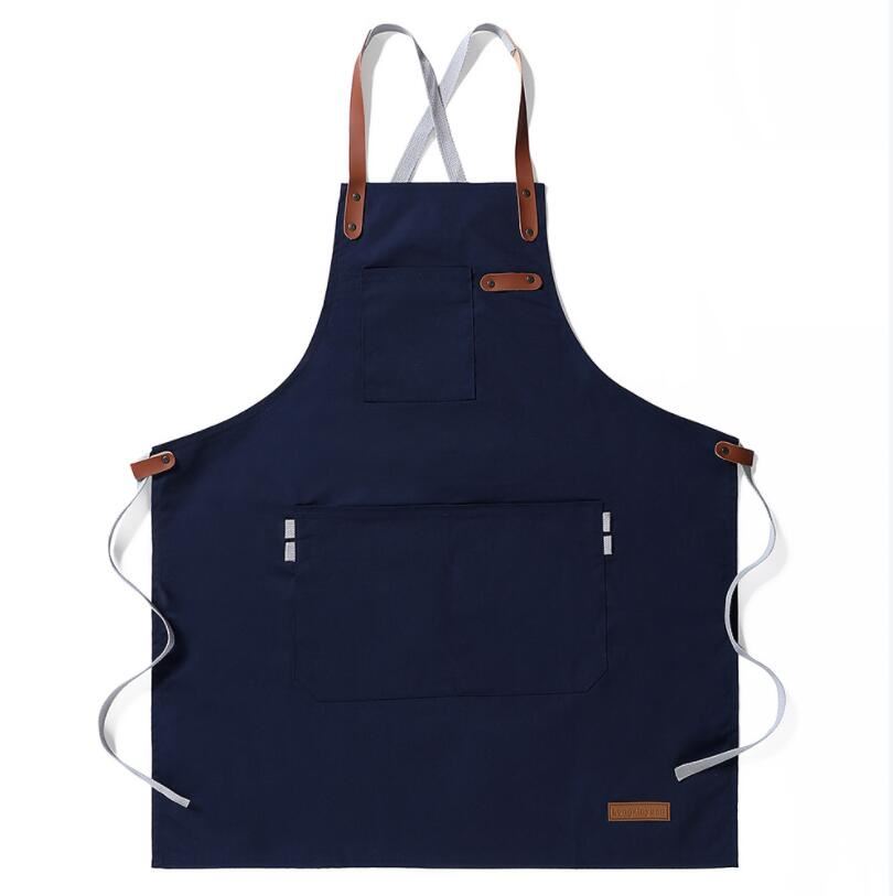 New Cooking Apron for Chef Women Men with Tool Pockets Heavy-duty Grilling BBQ A