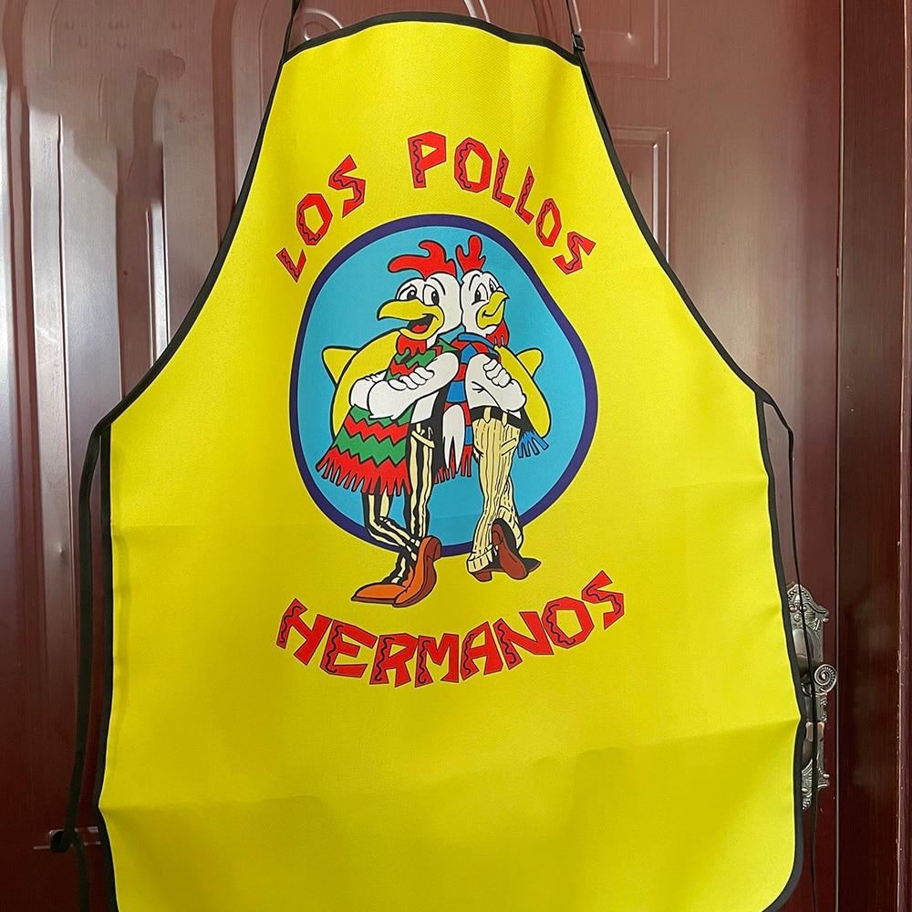 Breaking Bad LOS POLLOS Hermanos Apron Grill Kitchen Chef Apron Professional for