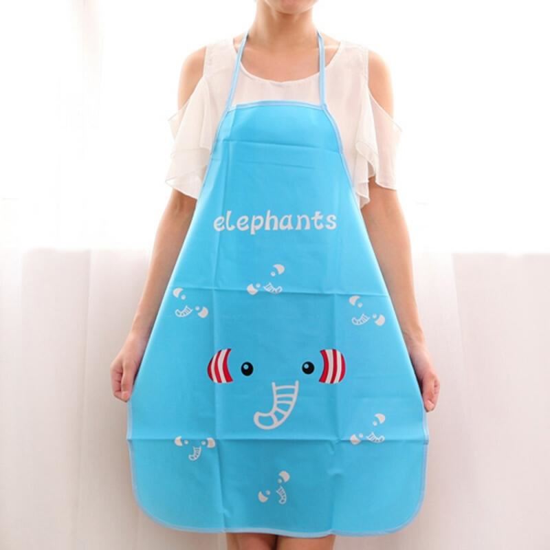 Kitchen Cooking Waist Bib Creative Women Apron BBQ Household Lovely Cartoon Apro