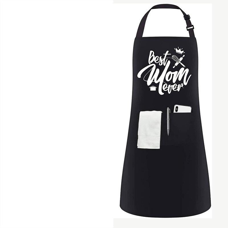 Best mom Ever Apron mommy Birthday Mother's day Christmas Thanksgiving retiremen