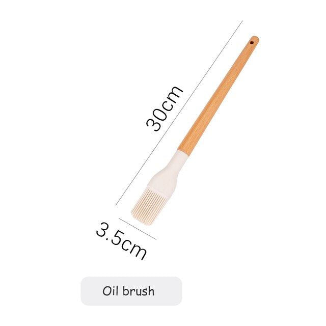 Kitchen Cookware Silicone Kitchenware Non Stick Cooking Pot Gadget Spatula Ladle