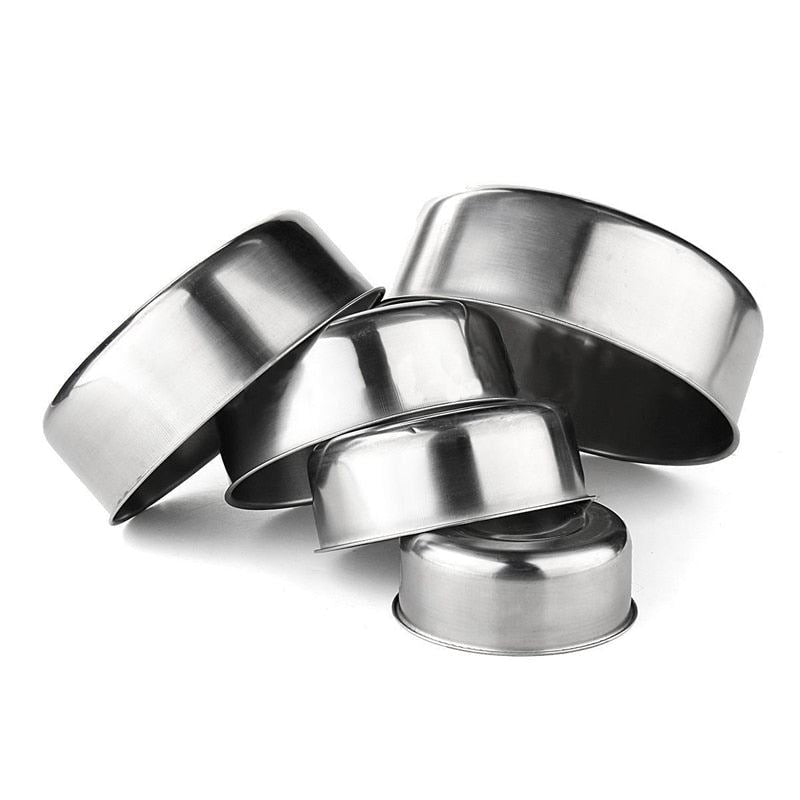 New Stainless Steel Mixing Crisper Food Container Bowls Silver Color 5