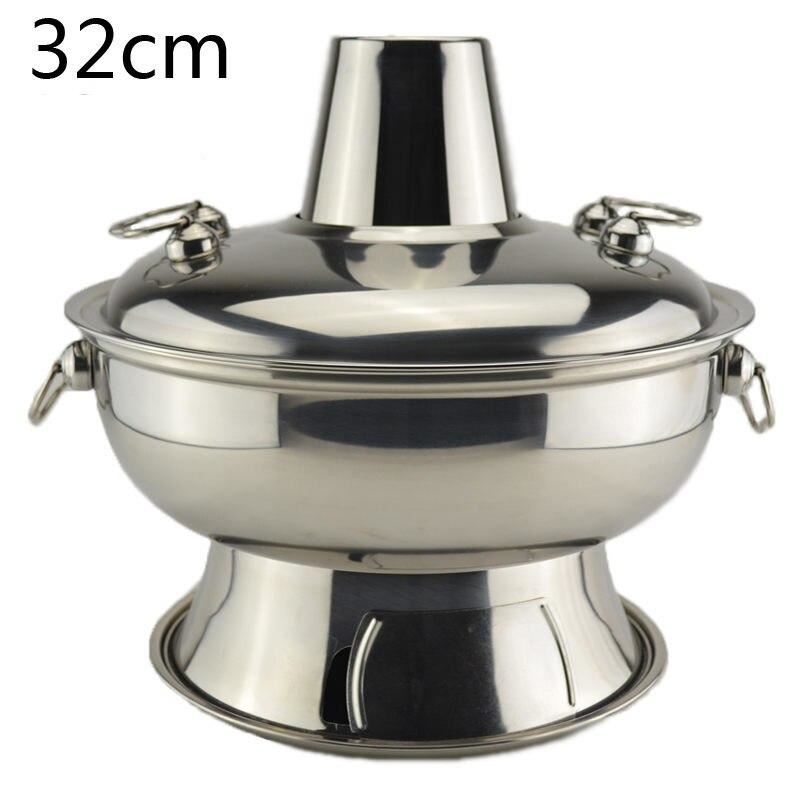 Sanqia 3.5l stainless steel hot pot chafing dish Beijing traditional charcoal ho