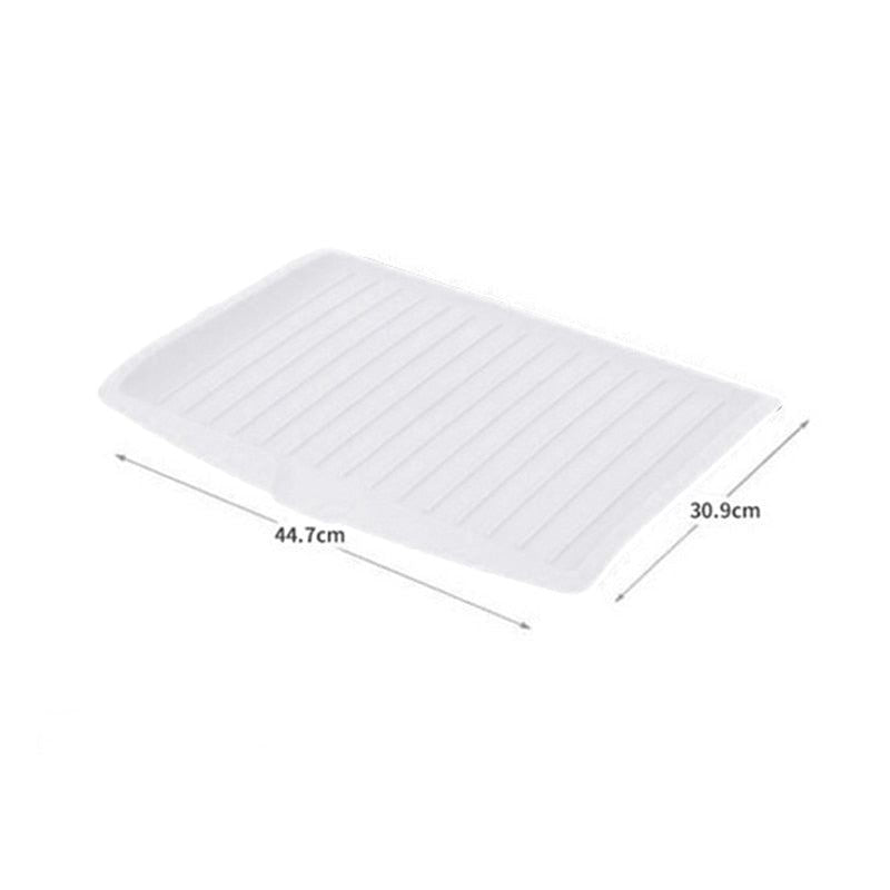 Kitchen Cutlery Filter Plate Plastic Dish Drainer Tray Bowl Cup Drainer Dishes S