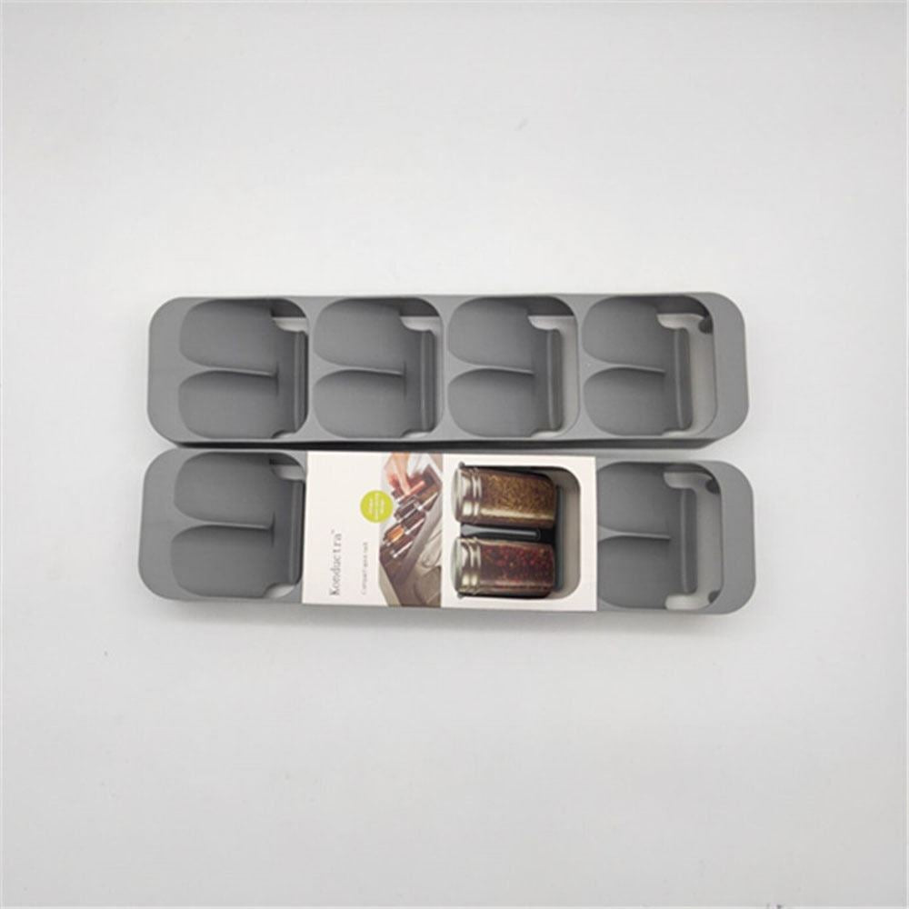 Kitchen Spice Routine Storage Box Drawer Condiment Bottle Finisher Can Shelf Tra