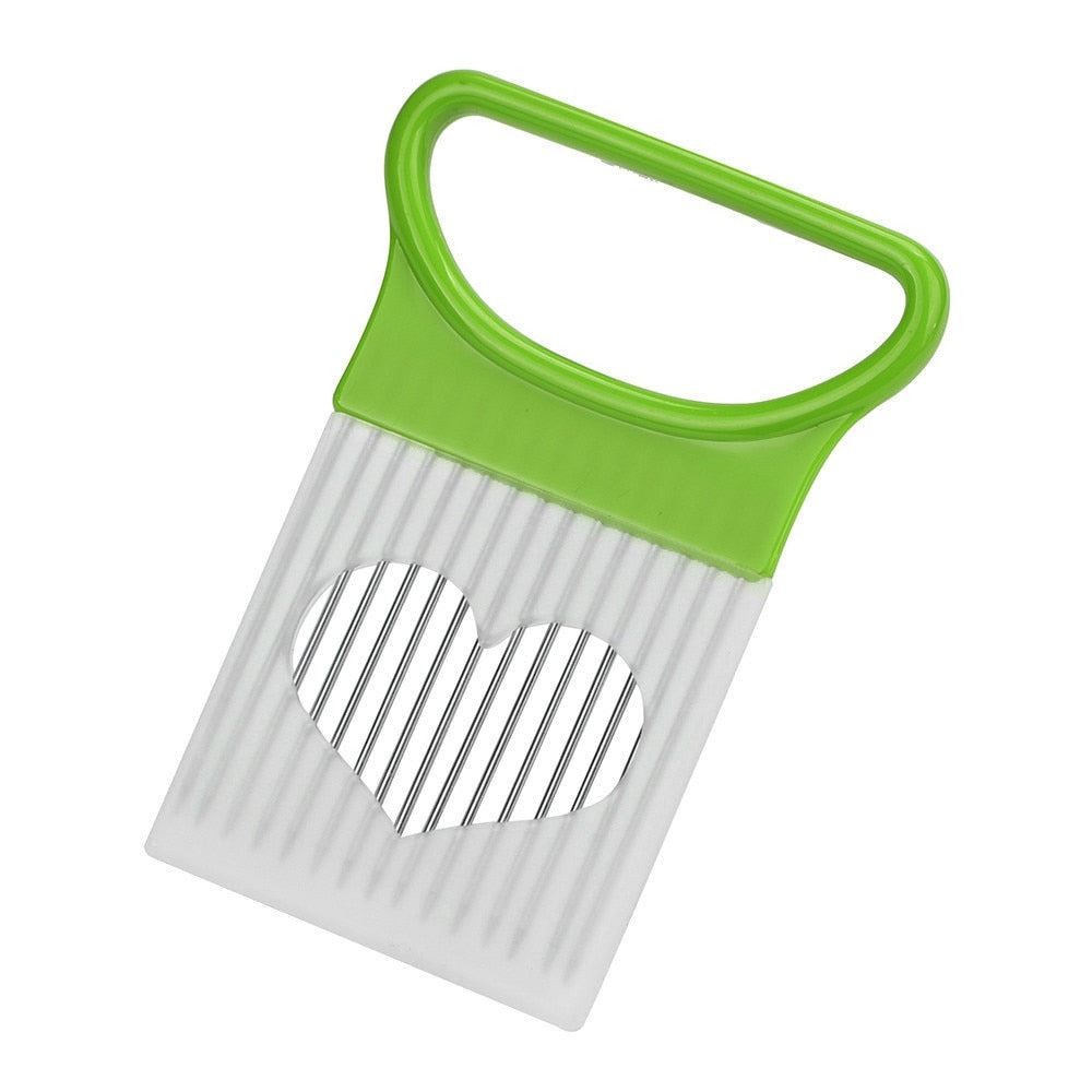 New Kitchen Gadgets Onion Slicer Tomato Vegetables Safe Fork vegetables Sli