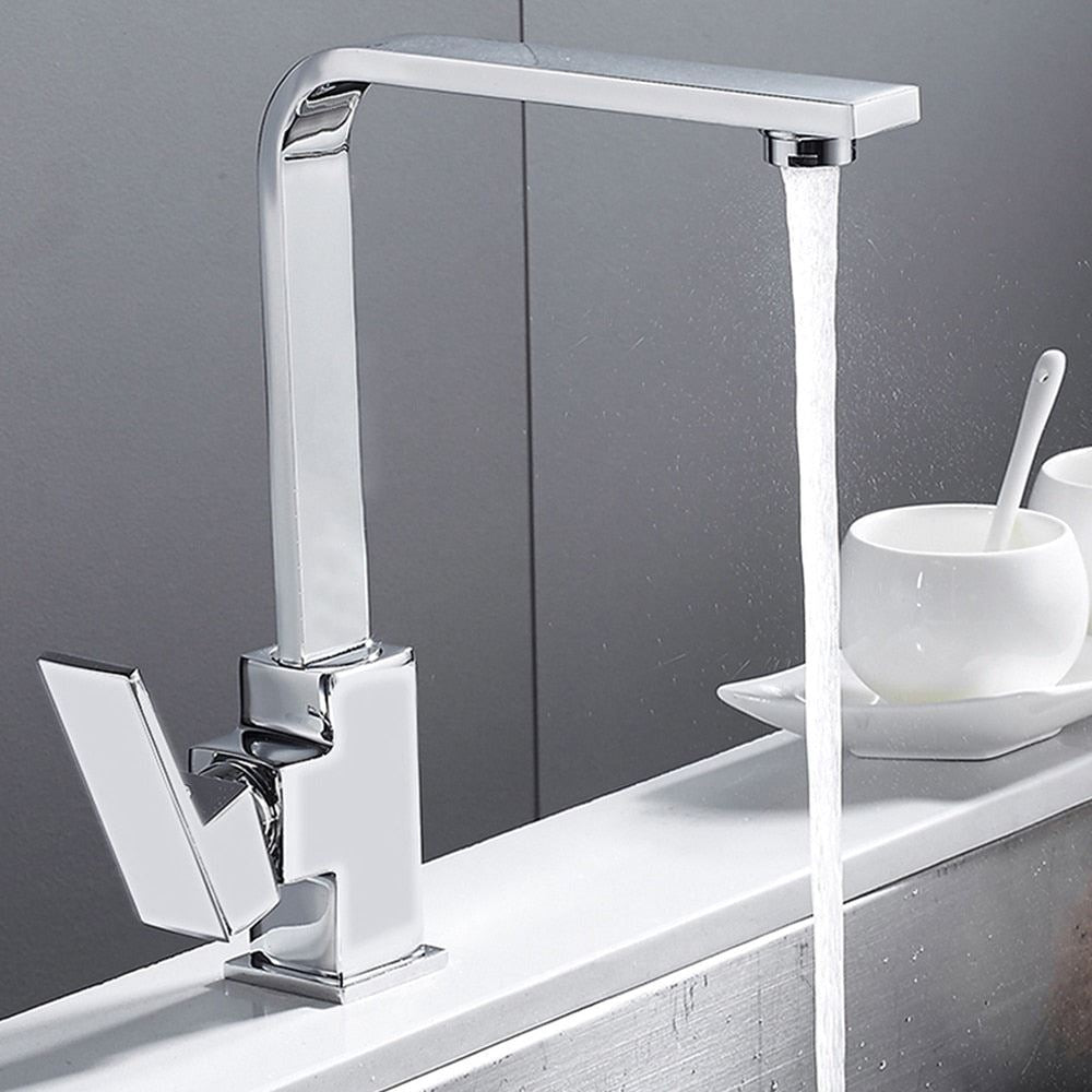 Kitchen Faucet,Countertop Installation Mixing Faucet,360 Degree Rotating Kitchen