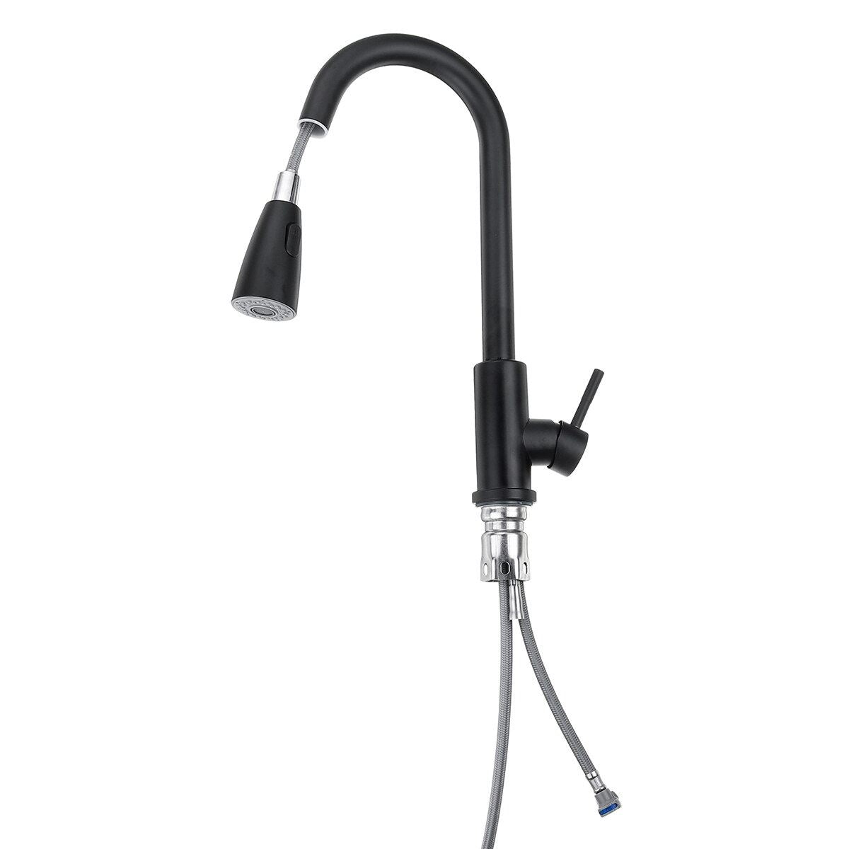 Kitchen Pull Out Faucet 360 Rotation Pull Out Spout Sprayer Sink Faucets Kitchen