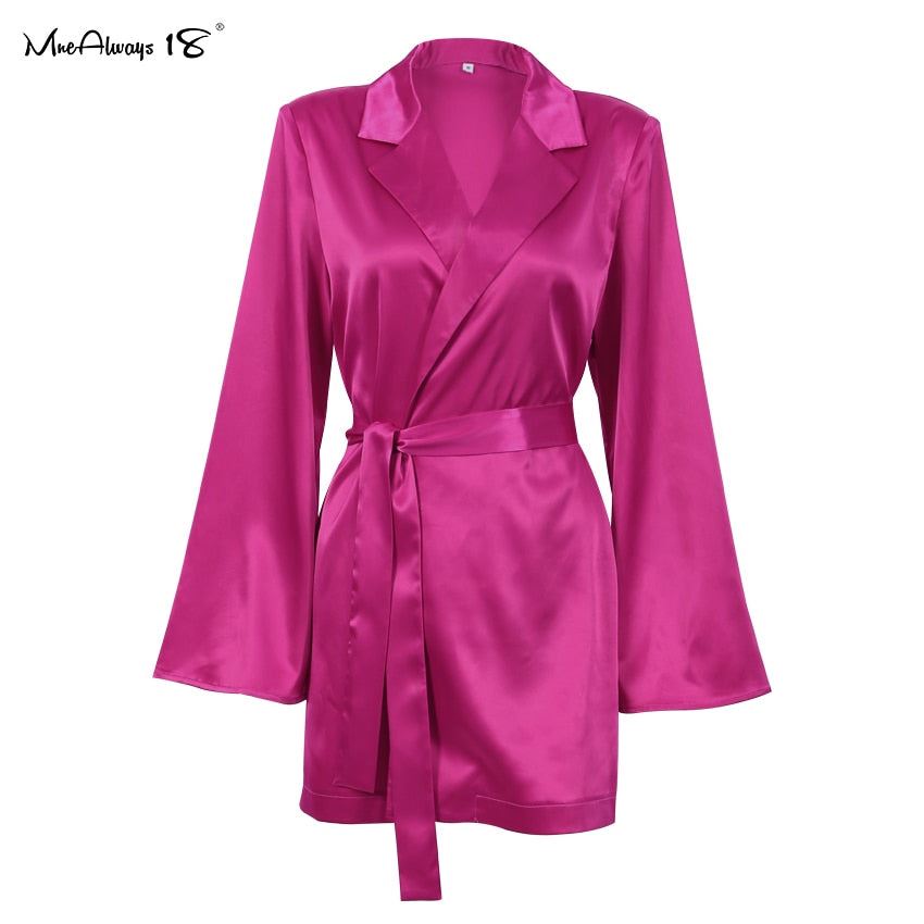 Mnealways18 Office Ladies Pink Blazer Fashion Autumn 2021 Long Sleeve Oversized