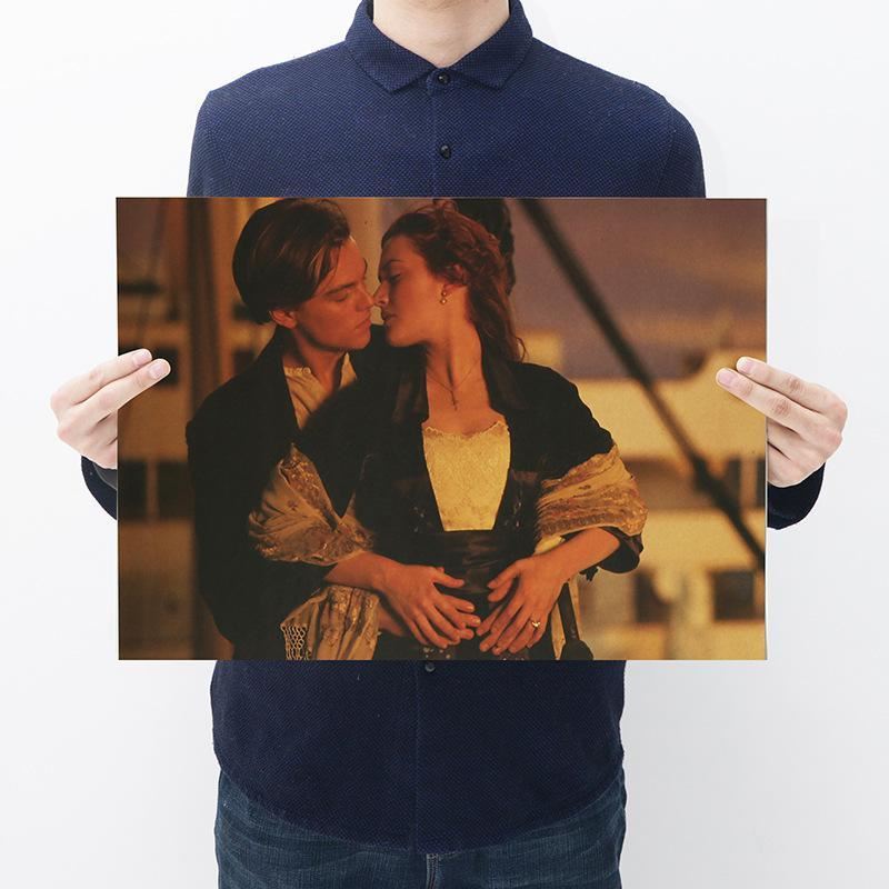 Movie classic poster Titanic retro kraft paper home decor print