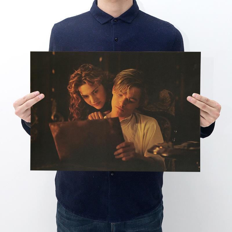 Movie Titanic Kraft Paper Poster Series Room Decoration Bar Cafe Poster Print