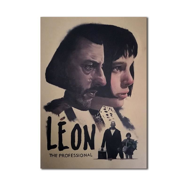 Movie Lon The Professional Kraft Paper Poster Home Room Bedroom Wall Decoration