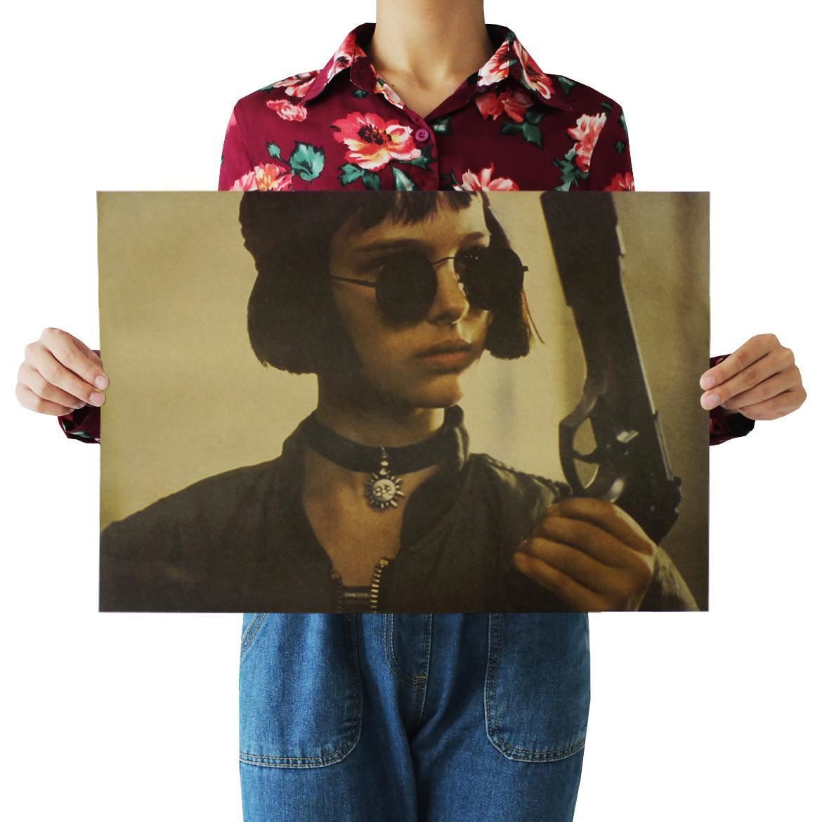 Movie The Professional Lon Kraft Paper Poster Home Decor Print
