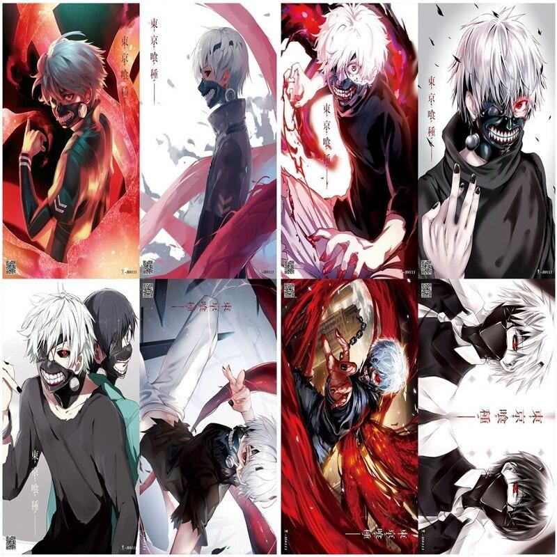 Anime Tokyo Ghoul Series Suit Eight poster Home Decoration Wall Kraft Paper Print