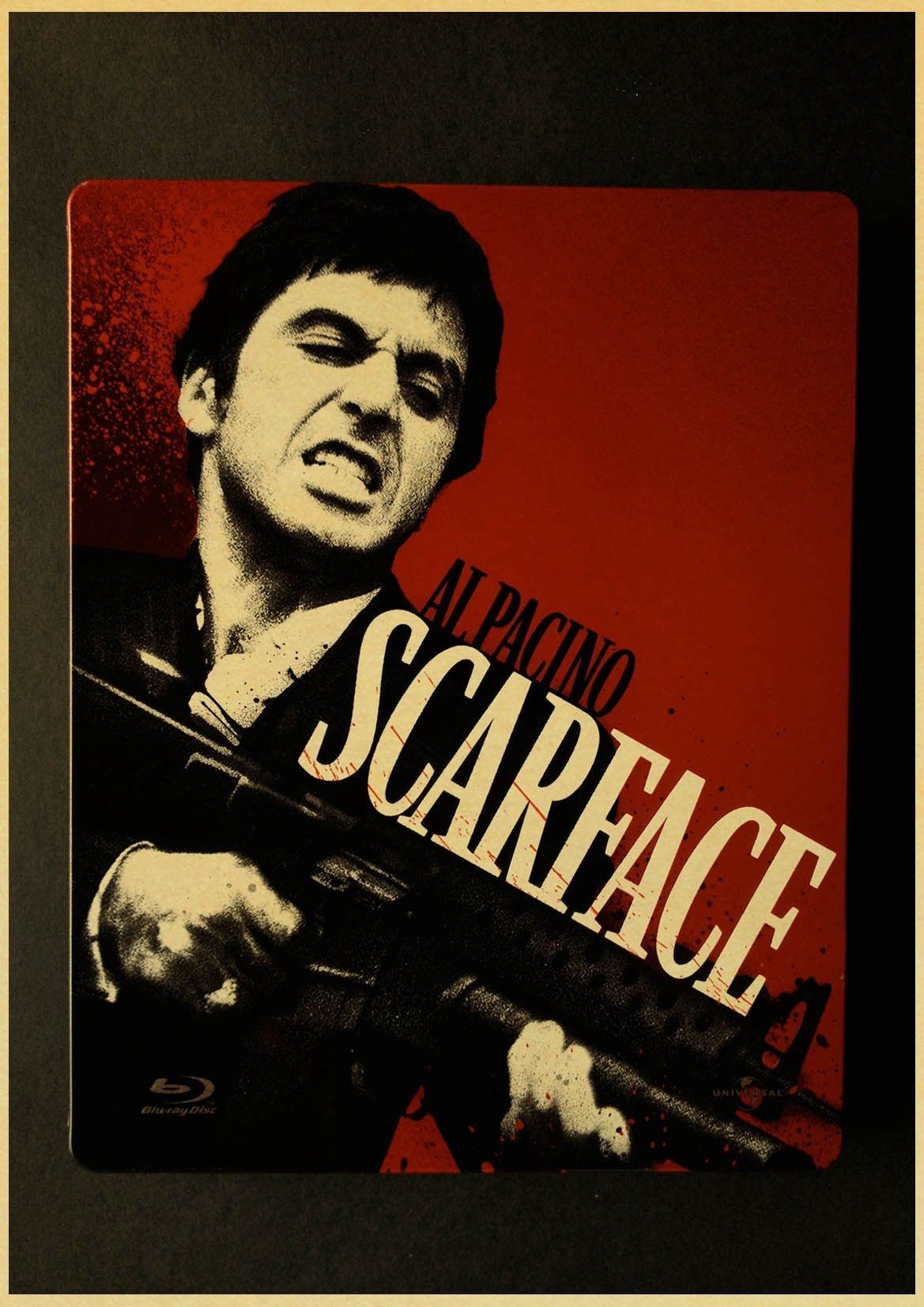Scarface Movie Posters Good Quality Painting Vintage Poster Kraft Paper For Home