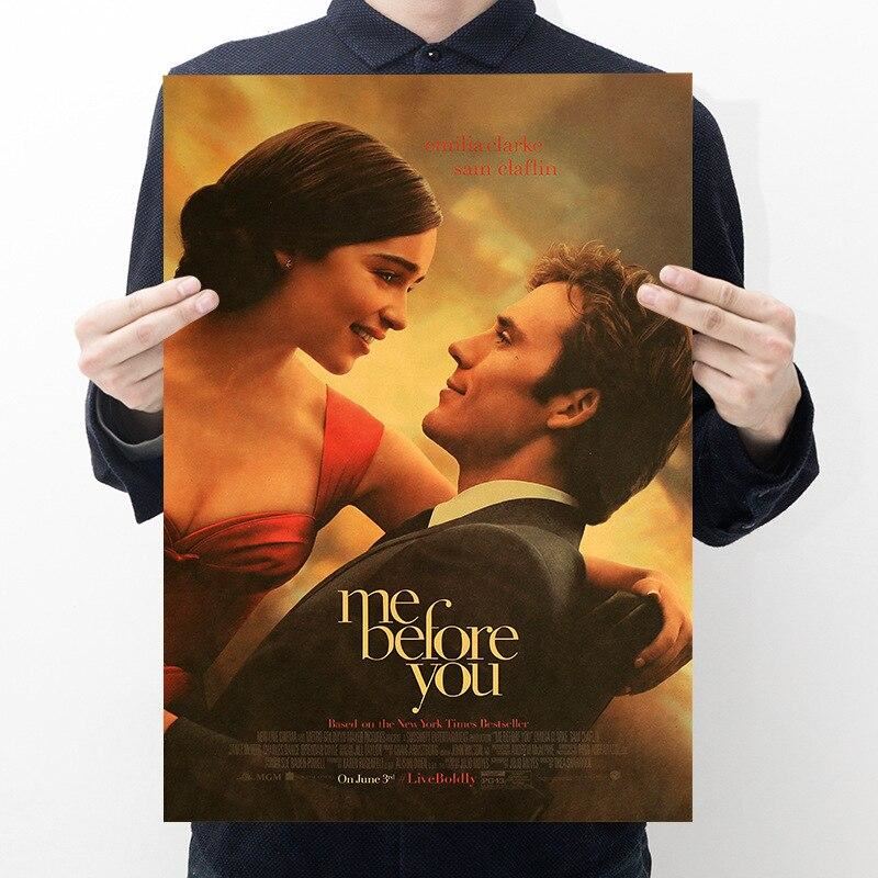 Movie Before I Met You Retro Kraft Paper Poster Home Decoration Painting Wall St
